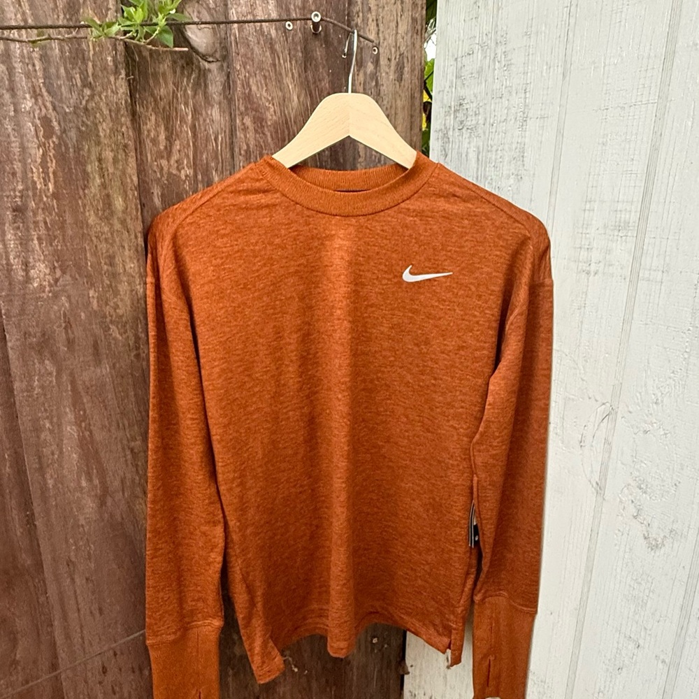 Nike Men's Rust Long Sleeve Tee